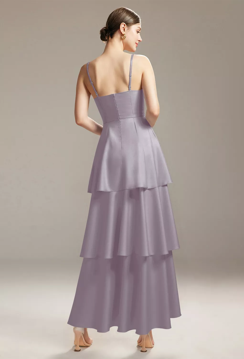 AW Kaitlyn Purple Haze  Long Bridesmaid Dresses